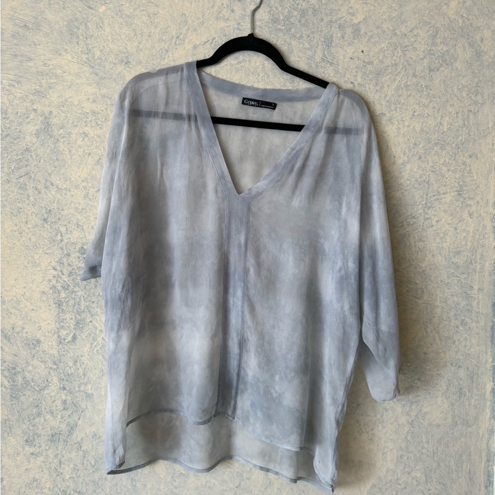 Gypsy 05 | Sheer Tie-dye Blouse - Picture 4 of 5